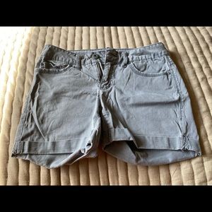Gray High Waisted Shorts